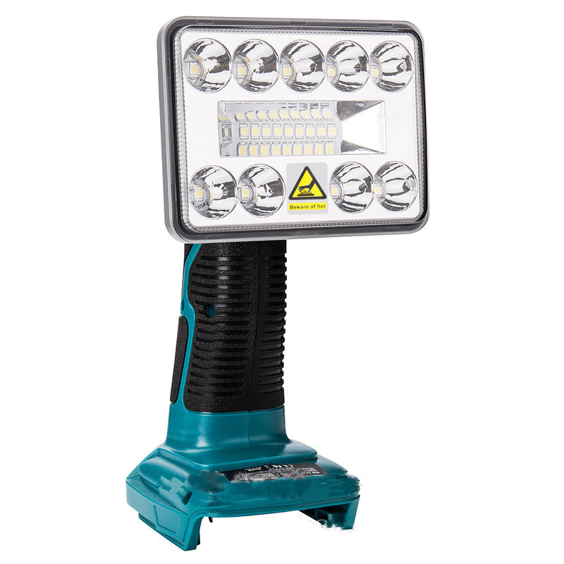 Lampe de travail sans fil pour Makita, lanterne Portable à LED avec batterie Li-ion 18V, projecteur USB, éclairage d'urgence d'extérieur: 3 inches 1000lm 01