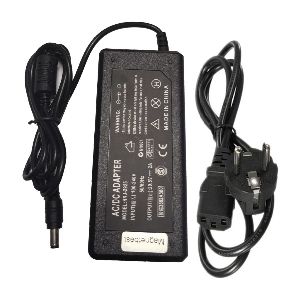 29.5V 2A Adaptor Charger 29.5V2A AC DC Switching Power Supply Adapter DC 5.5*2.5/2.1mm