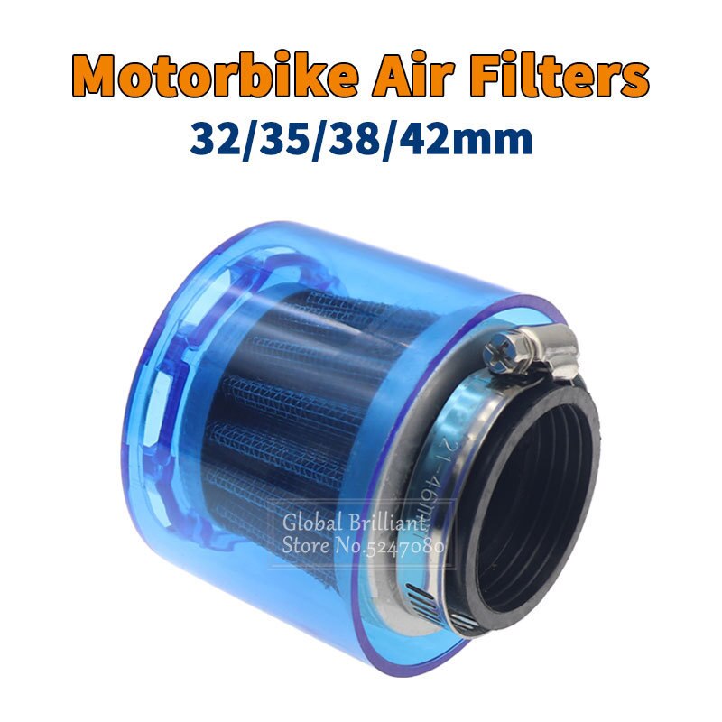 28/32/35/38/42Mm Universele Motorrijwiel Air Filter Cleaner Voor 50cc-250cc Atv Pit dirt Bike Scooter Splash Proof