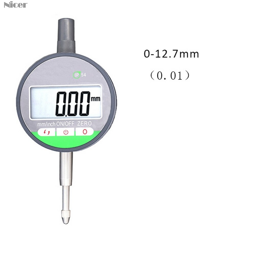 0.001mm Electronic Micrometer 0.00005" Digital Micrometer Metric/Inch Range 0-12.7mm 0-25.4mm Dial Indicator Gauge IP54: 0.01 Dust Cap 12.7mm