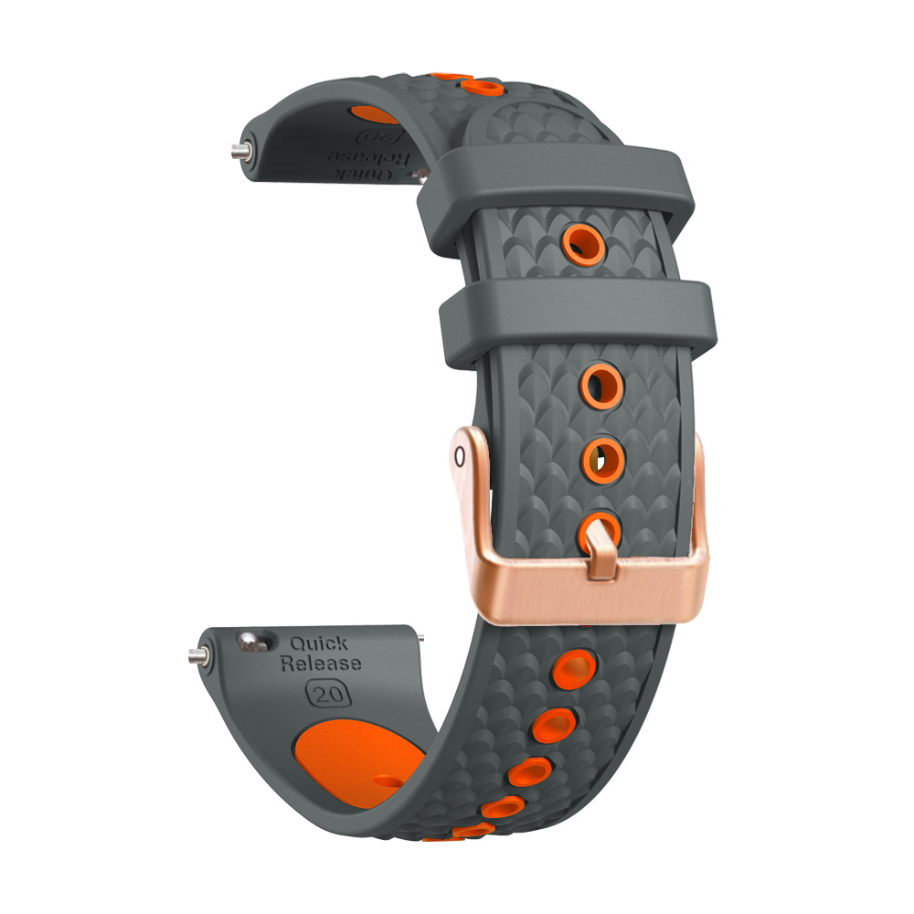 20mm Band Voor Huawei Horloge GT3 42mm/GT 3 Pro 43mm Polsband Correa voor Huawei GT2 42mm Siliconen Horlogeband Sport Armband: 20 mm tot 29 mm / Goud