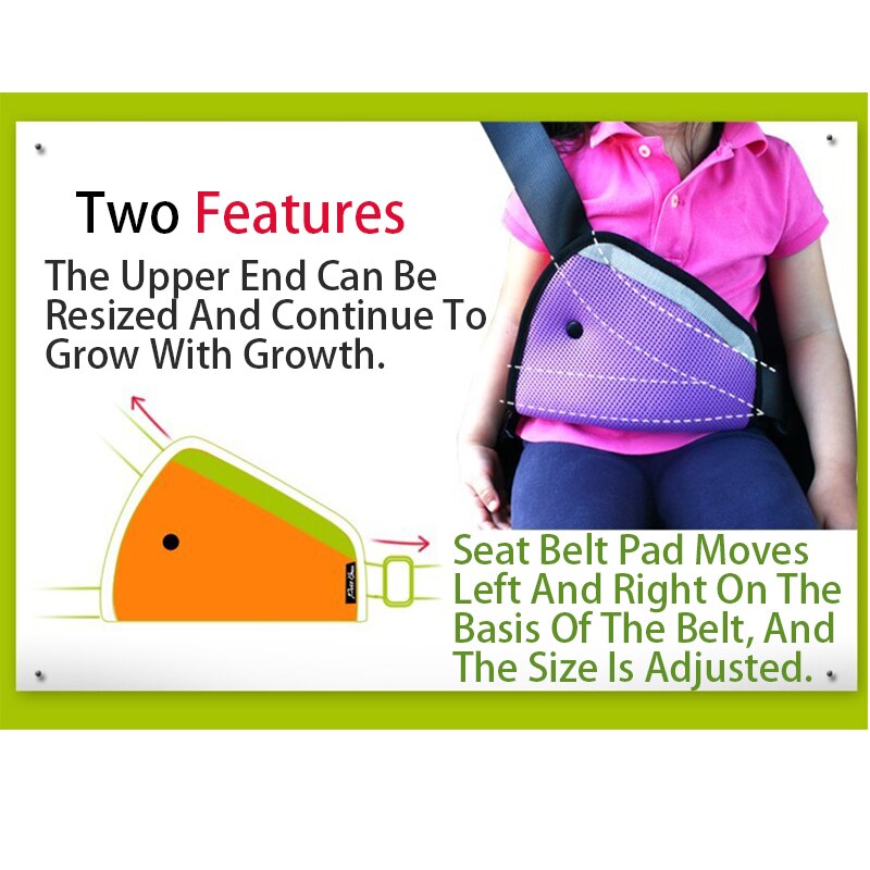 universell sikkerhetsbeltetrekk til låve til bil auto barnesetebelte trekant polstring skulderholder myk justerbar