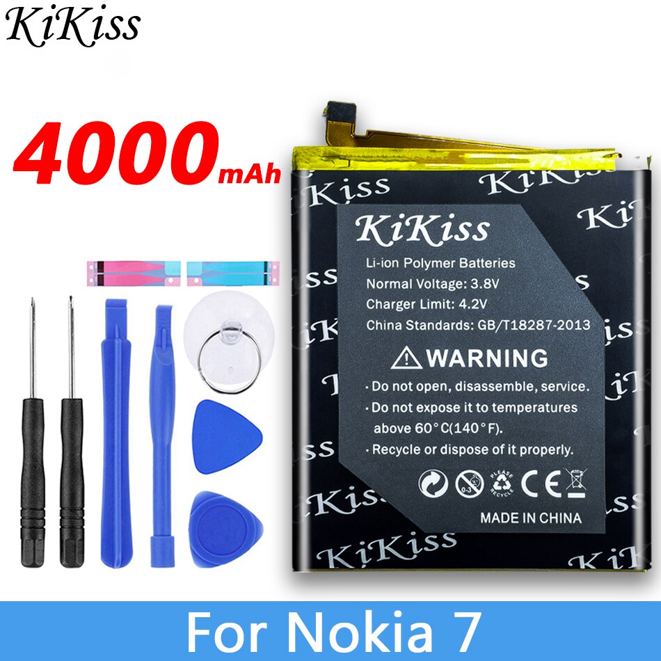 KiKiss Batteria Per Nokia 2 3 5 7 8 TA 1032 1020 1053 Bateria HE319 HE338 HE321 HE340 HE328: HE340