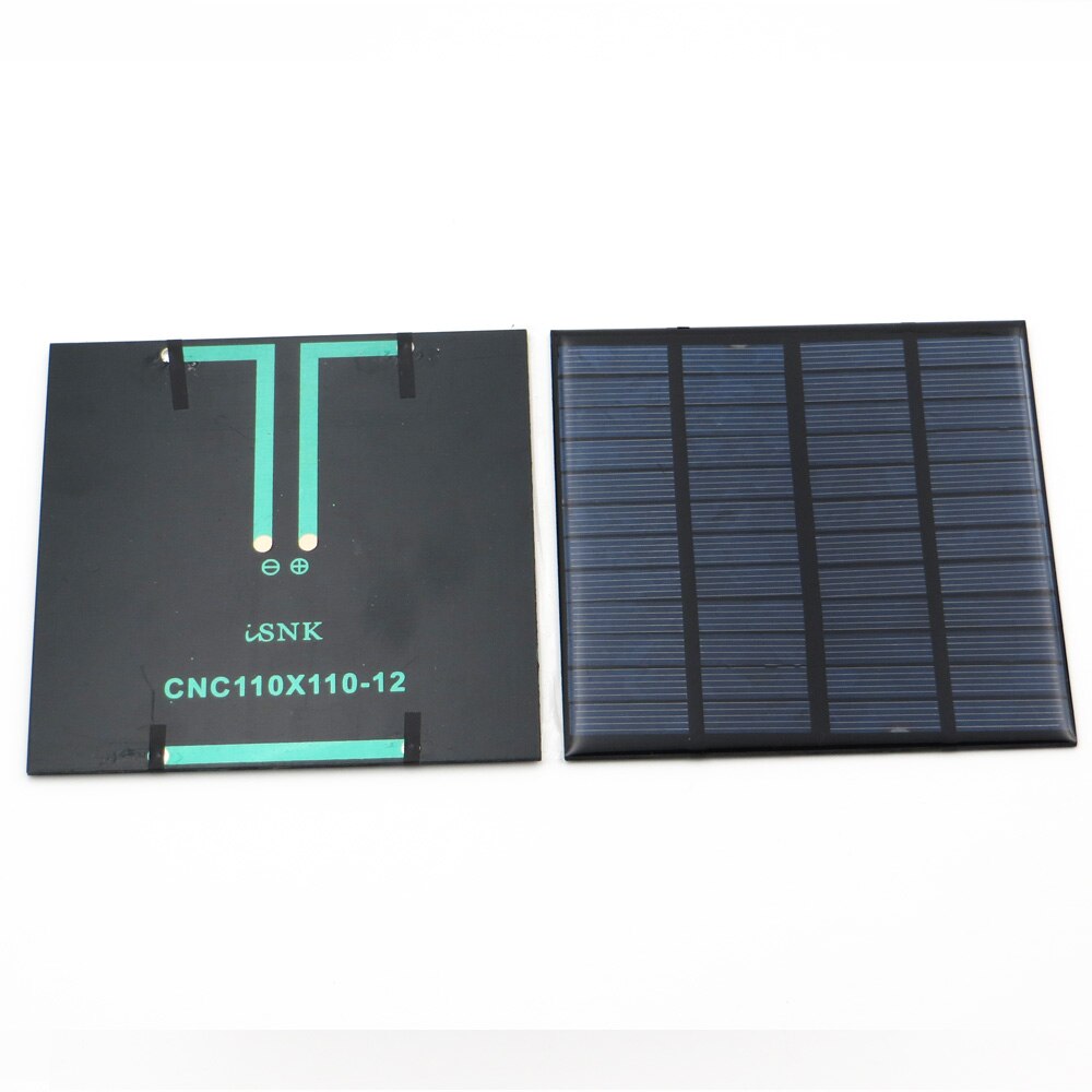 1.8w 12v 150ma mini solcelle solcellepanel standard epoksy polykrystallinsk silisium diy batteriladingsmodul