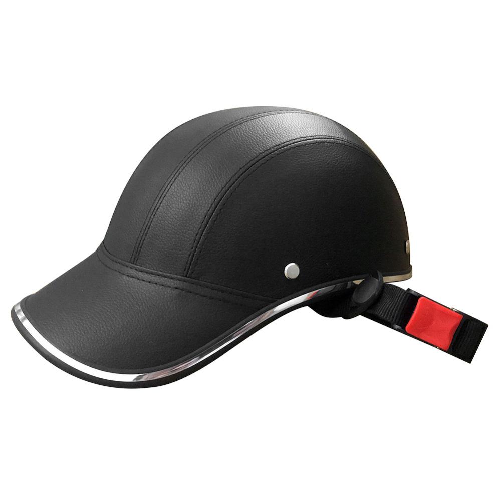 Motorfiets Half Helm Baseball Cap Stylehalf Helm Elektrische Fiets Scooter Anti-Uv Veiligheid Harde Hoed