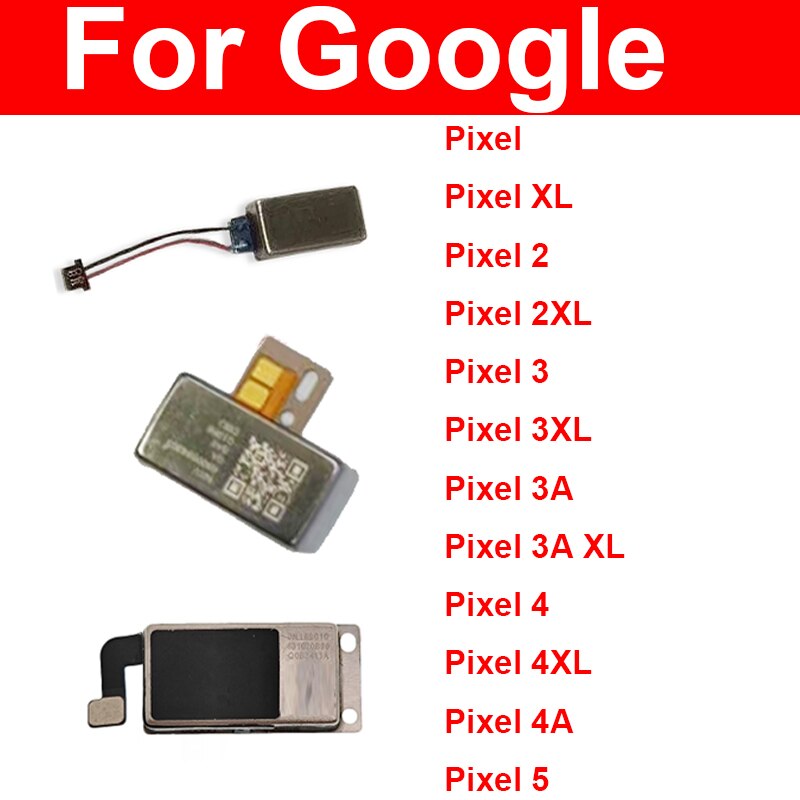 Vibrator Motor Voor Google Pixel 2 2XL 3 3XL 3A 4 4XL 4A 5 Xl Trillingen Module Flex Kabel Lint vervanging Reparatie Onderdelen