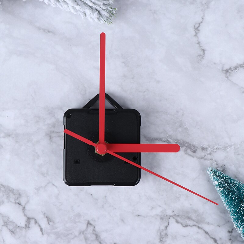 1 Set Stille Klok Kleurrijke Handen Quartz Wandklok Mechanisme Beweging Reparatie Vervangende Onderdelen Uurwerk Klok Onderdelen: red