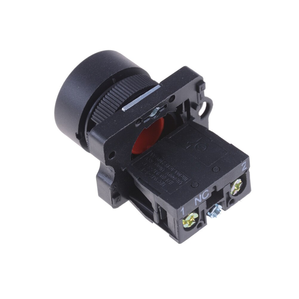 N/C Red Sign Momentary Push Button Switches XB2 Flat Touch Switch Button 22mm for Arcade Game Machine