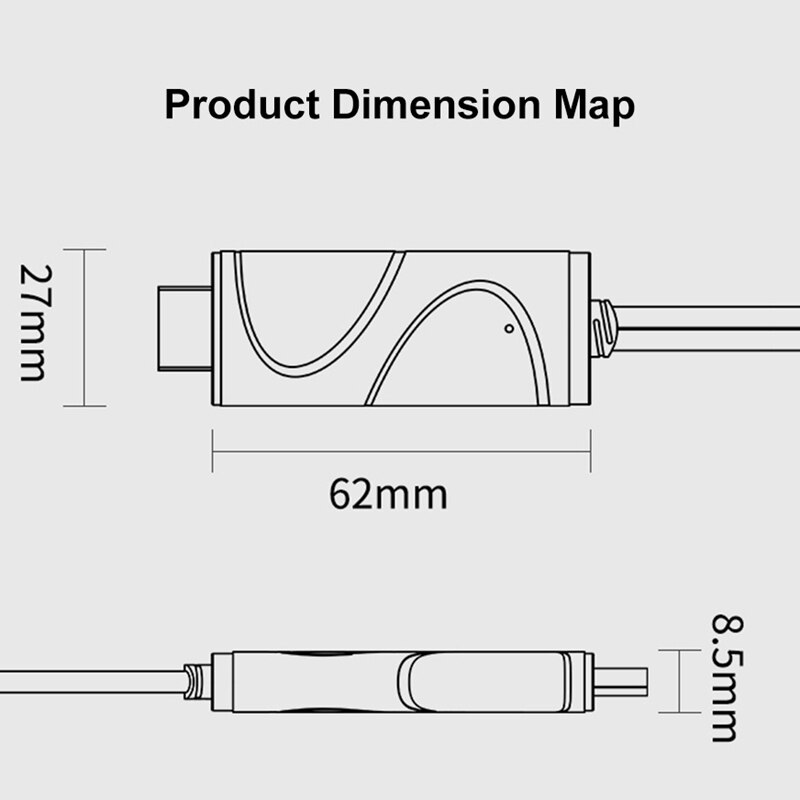 Display Dongle Cable 1080P USB To HDMI Cable Micro-USB/Type-C Interface SUPPORT 4K Compatible with Android and IOS