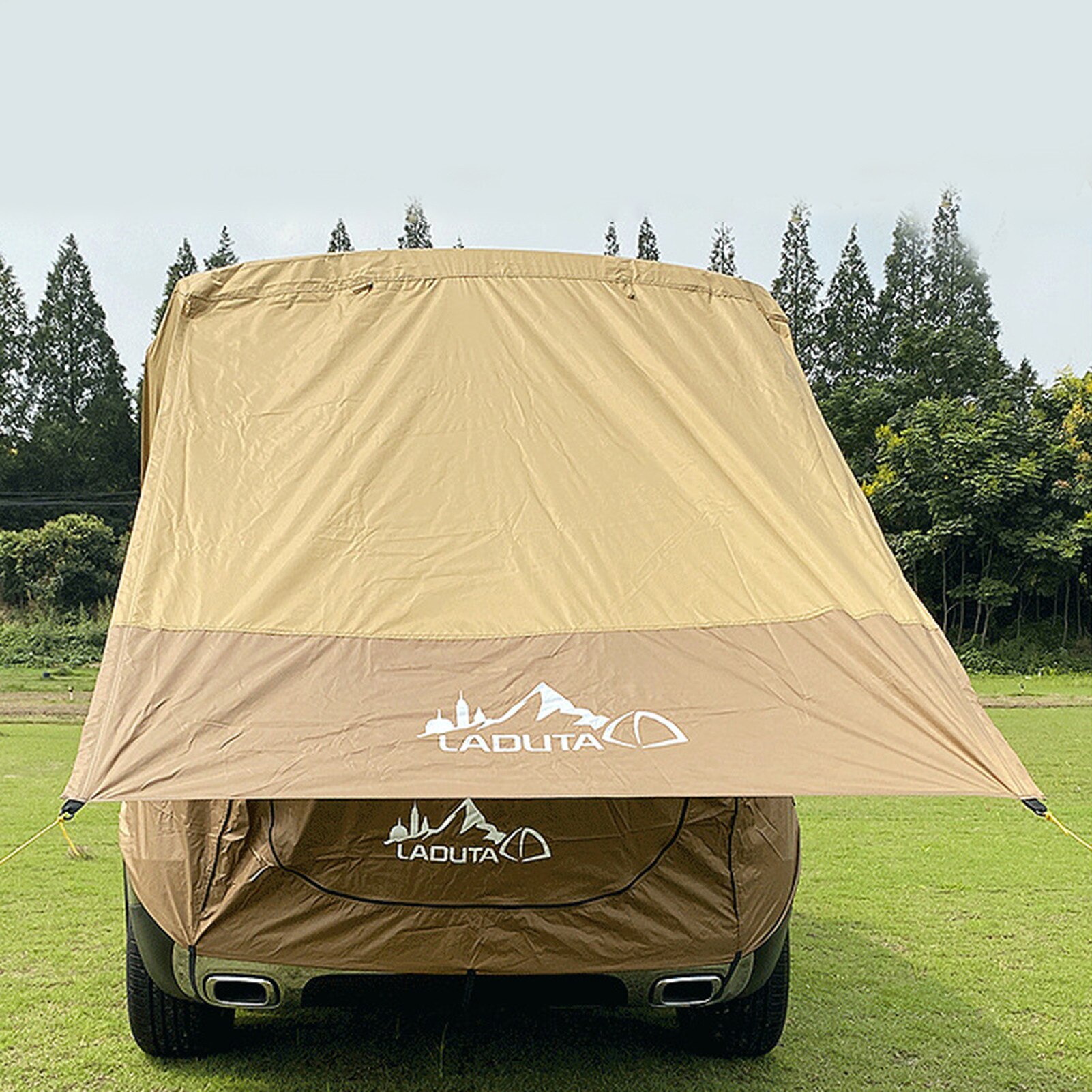 Truck Tent Sun Shelter Auto Canopy Portable Camper Car Trunk Tent Sunshade Trailer Rainproof For Self-driving Tour Barbecue