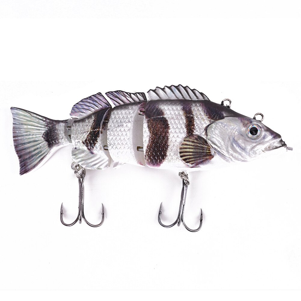 Robotic Fishing Lure Electric Wobbler Electronic Multi Jointed Bait 4 Segments Smart Auto Swimming Fishing Baits Tackle Access: 2039