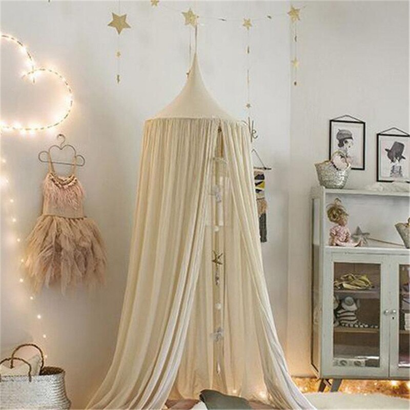 Moustiquaire bébé lit baldaquin tente rideau suspendu dôme literie fille princesse moustiquaire chambre décor pour bébé literie accessoires