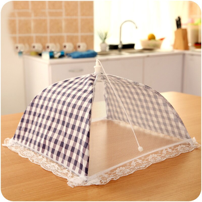 Cuisine plié couverture alimentaire parapluie demi clair maille hygiène grille alimentaire plat couverture ustensiles de cuisine couvrant prévenir la poussière poussière repas crique