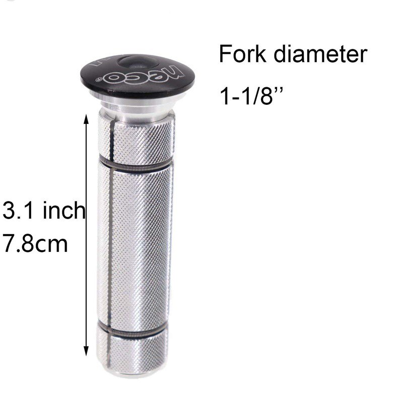 Cykel headset frempind topkapsel kompressionsstik møtrik kompressor ekspansionsgaffel styretøj kulfiber dæksel lang stor størrelse
