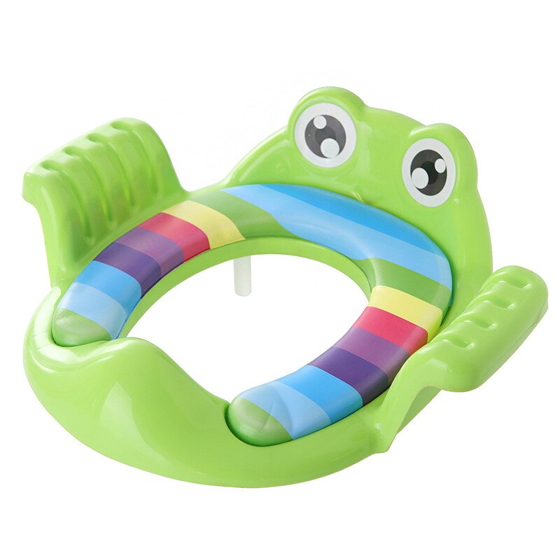 Baby Toilet Seat Kids Potty Safe Seat For Girl Boy Travel Folding Potty Seat Toddler Portable Toilet Seat Cover: Green