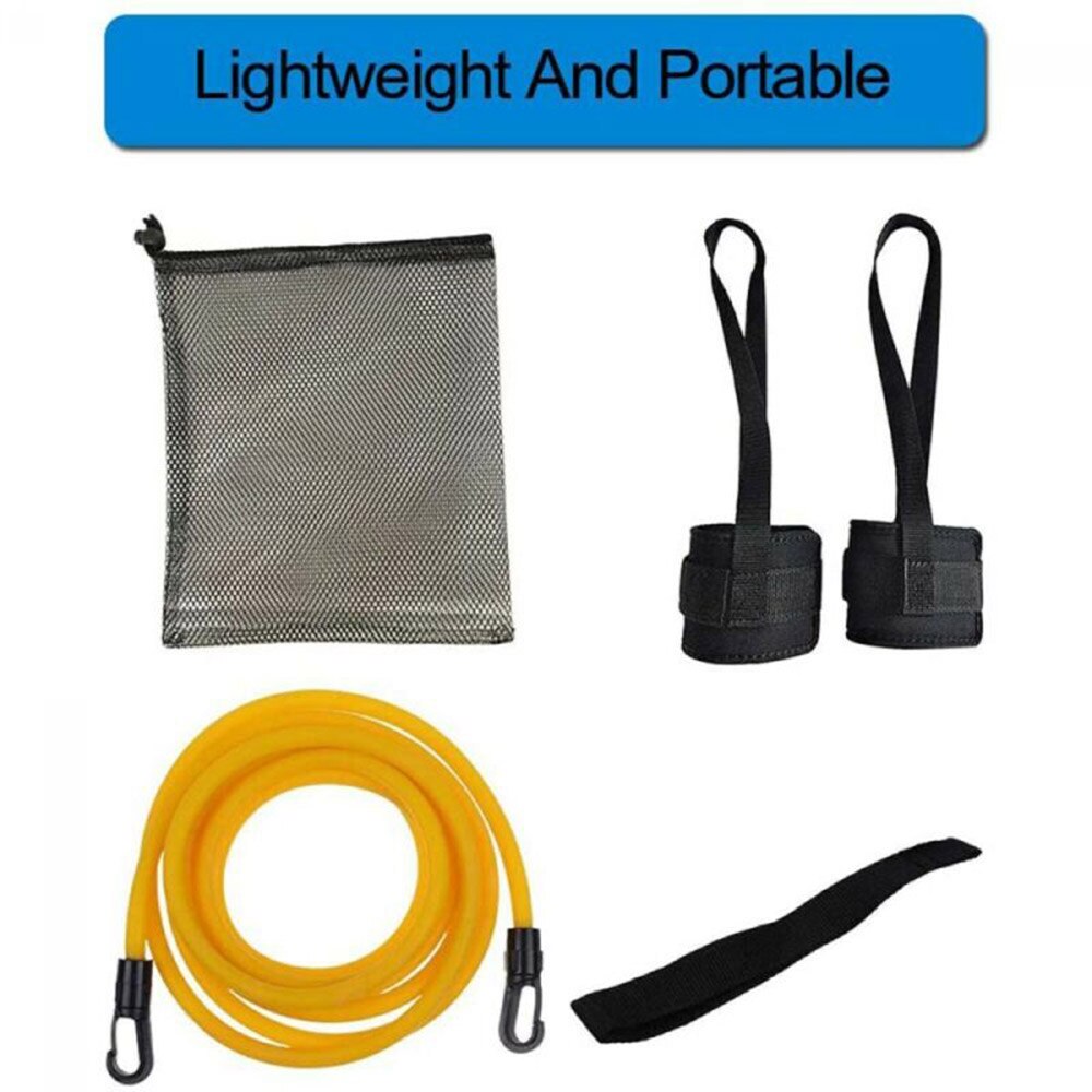 Training Resistance Belt Latex Lightweight Swim Resistance Belt Swimming