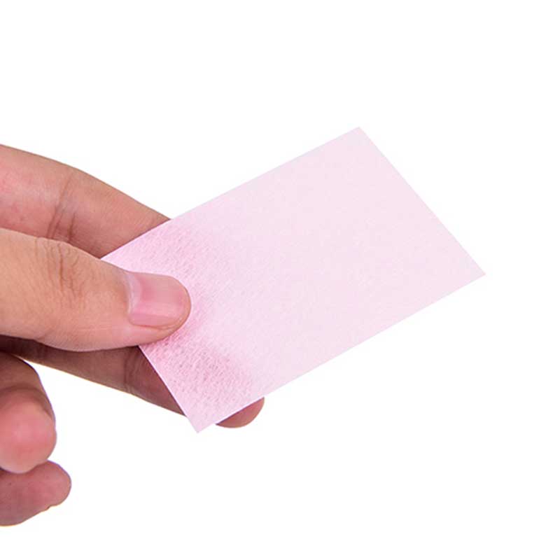 100 Pcs Pink Lint-Free Wipes All For Manicure Nail Polish Remover Pads Paper Nail Cutton Pads Manicure Pedicure Gel Tools