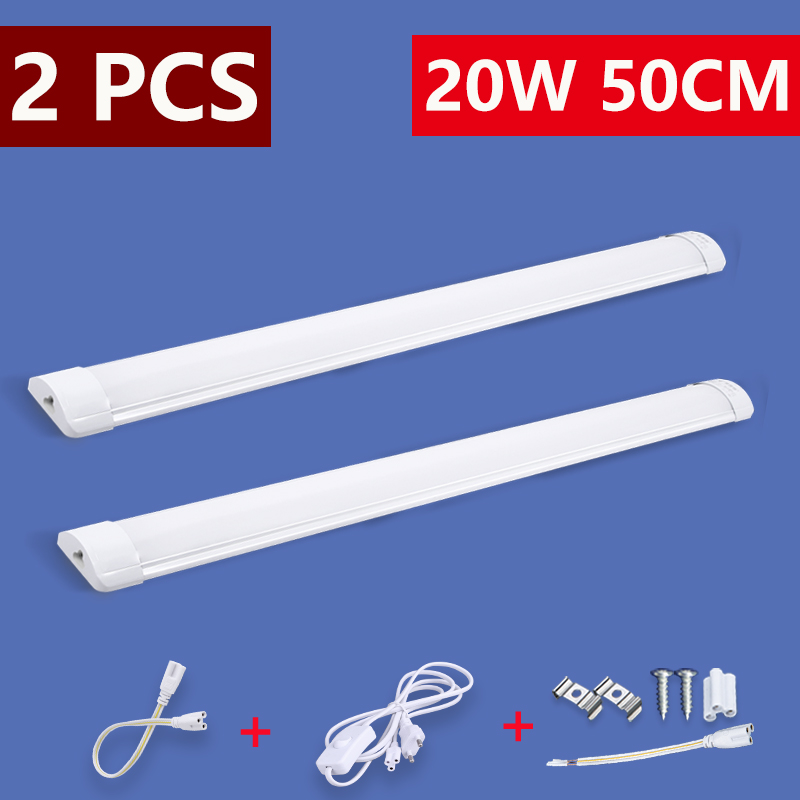 Luces Led para armario de cocina, iluminación Led para armario, 5W, 10W, 20W, lámpara de pared de tubo para habitación, armario, cocina, hogar, 220V