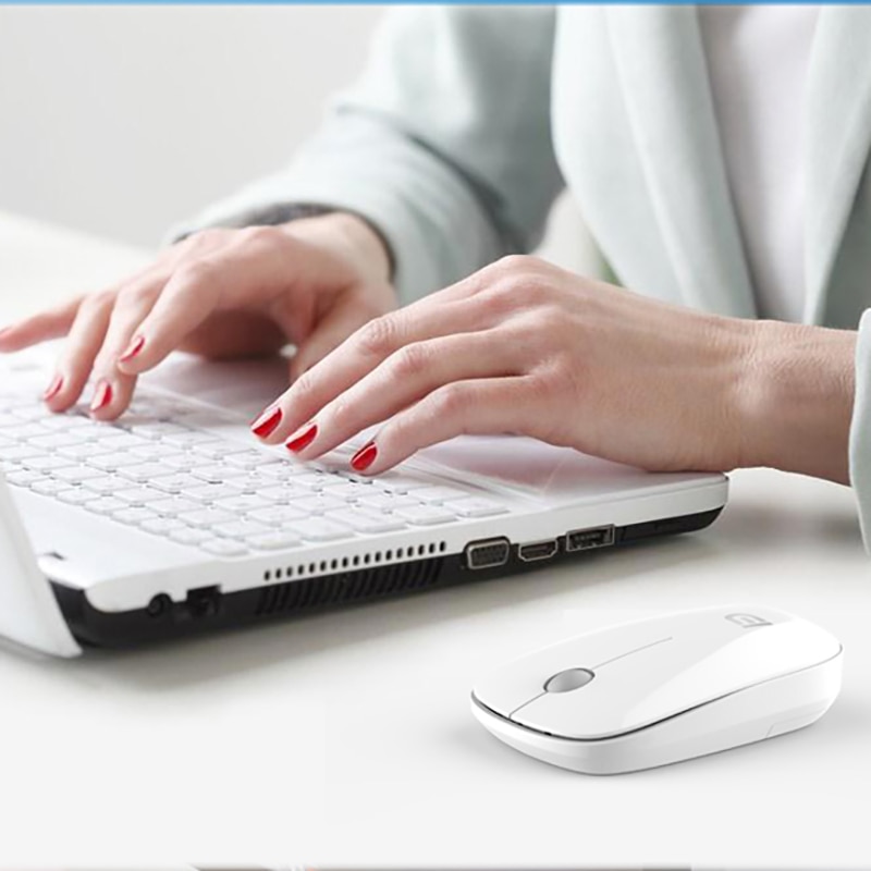 2.4g draadloze muizen 1600 dpi verstelbare usb-ontvanger optische computermuis ergonomische muizen voor pc laptop desktop