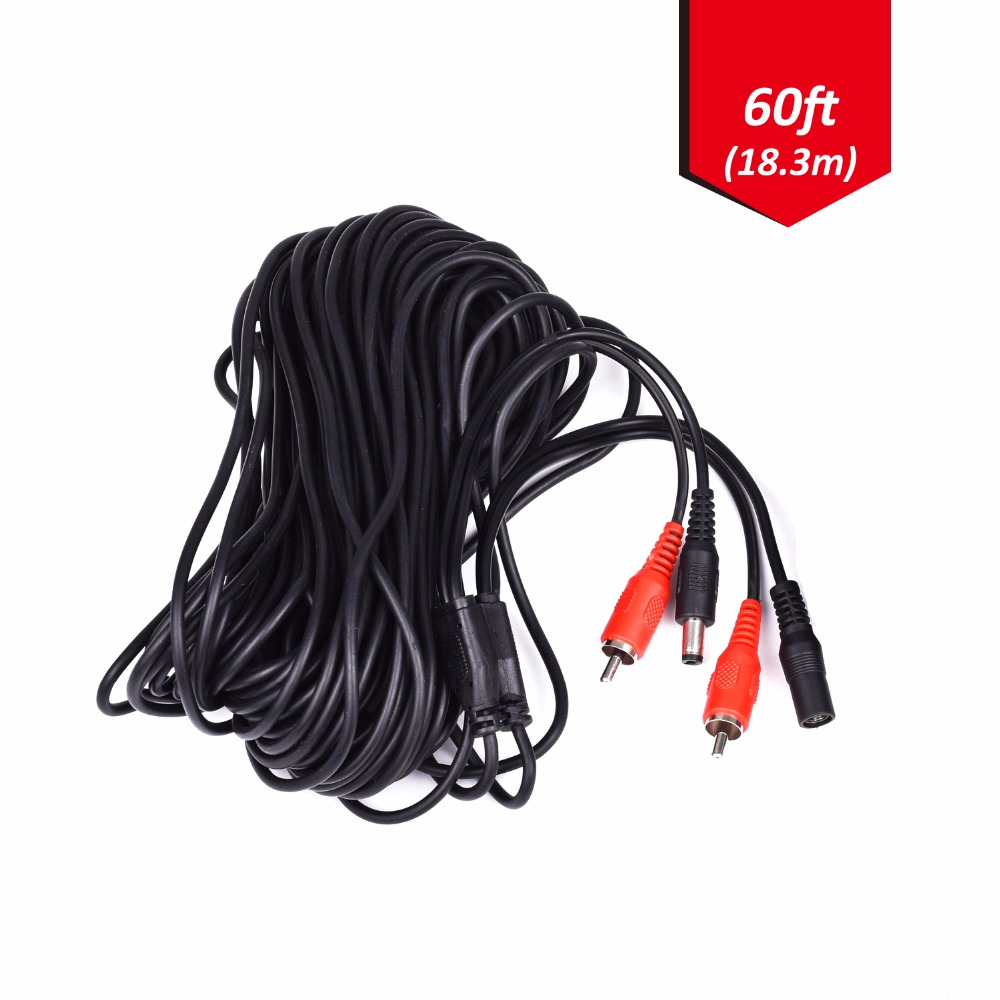 Mini MIC CCTV Microfoon Audio Pickup Apparaat Camera Adapter Hoge Gevoeligheid Goede DC12V Power Kabel 60FT Kabel Tonton