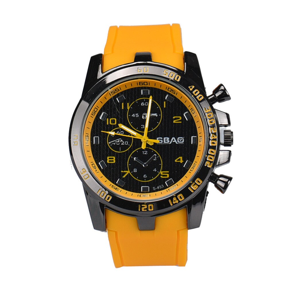Rvs Luxe Sport Horloge Analoge Quartz Moderne Mannen Mode Polshorloge Ye Mannen Mannelijke Klok Shock Resisitant Sport Horloge
