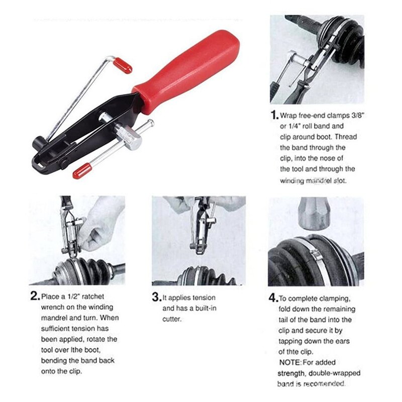 For ATV Car CV Joint Lashing Boat Axle Clamp Tool CV Axle Boat Tire Buckle Clamp Repair And Installation Tool