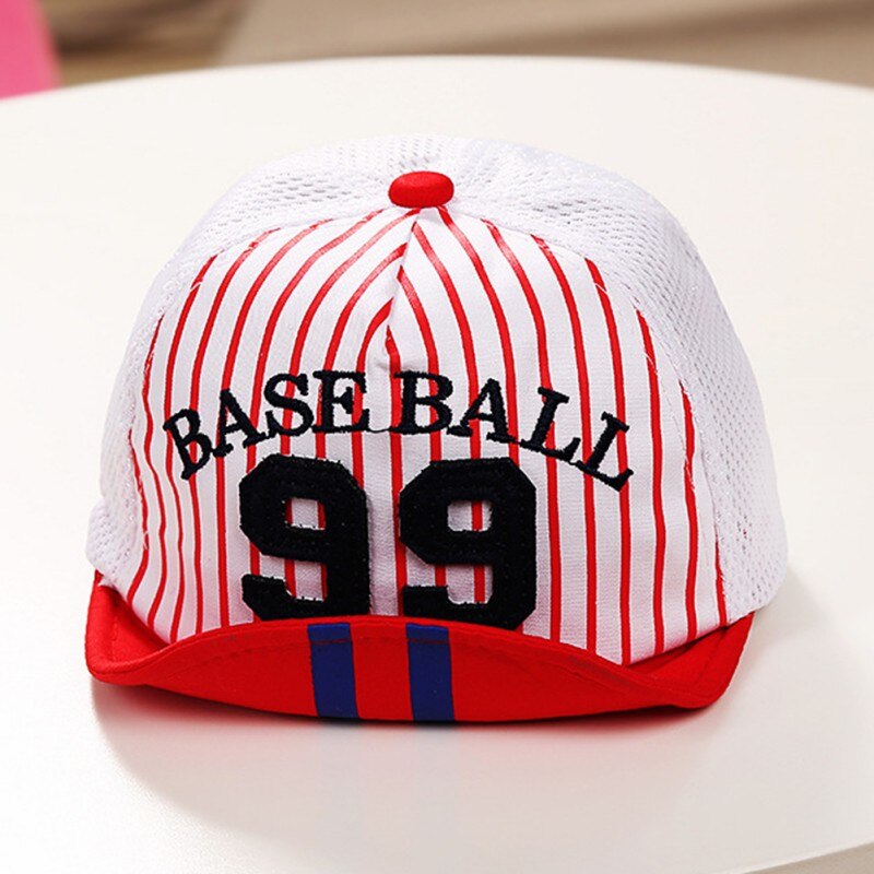 Newborn Baby Hat Girl Boy Digital Striped Baseball Cap Infant Cotton Unisex Toddlers Sun Cap Kids Accessories