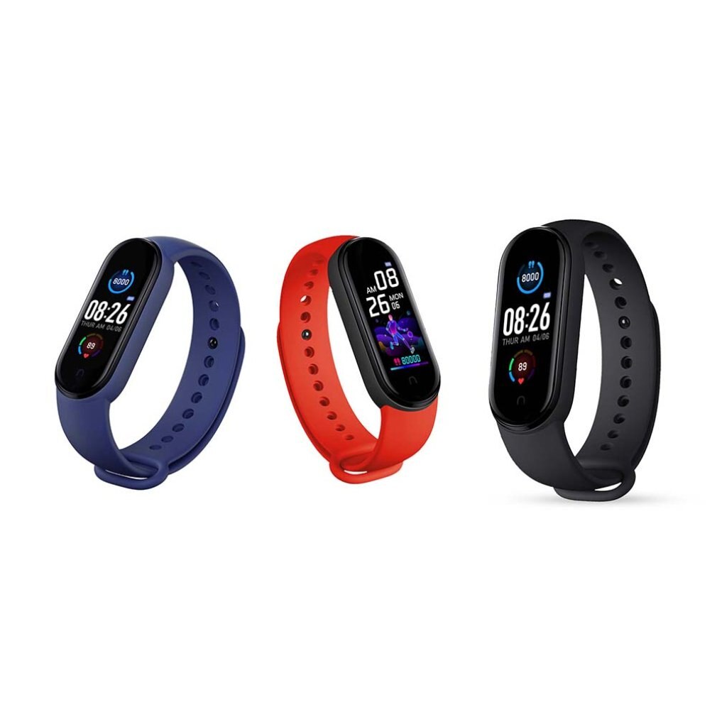 M5 Smart Band Draagbare Ondersteuning Monitor Stappenteller Hartslag Fitness Tracker Smart Armband Smart Polsband