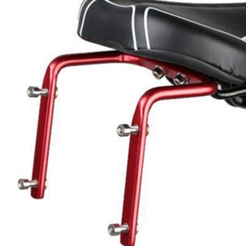1Pc Fiets Bidonhouder Mountainbike Zadel Terug Dubbele Bidonhouder Houder Aluminium Seat Rack Adapter Fietsen Accessoires