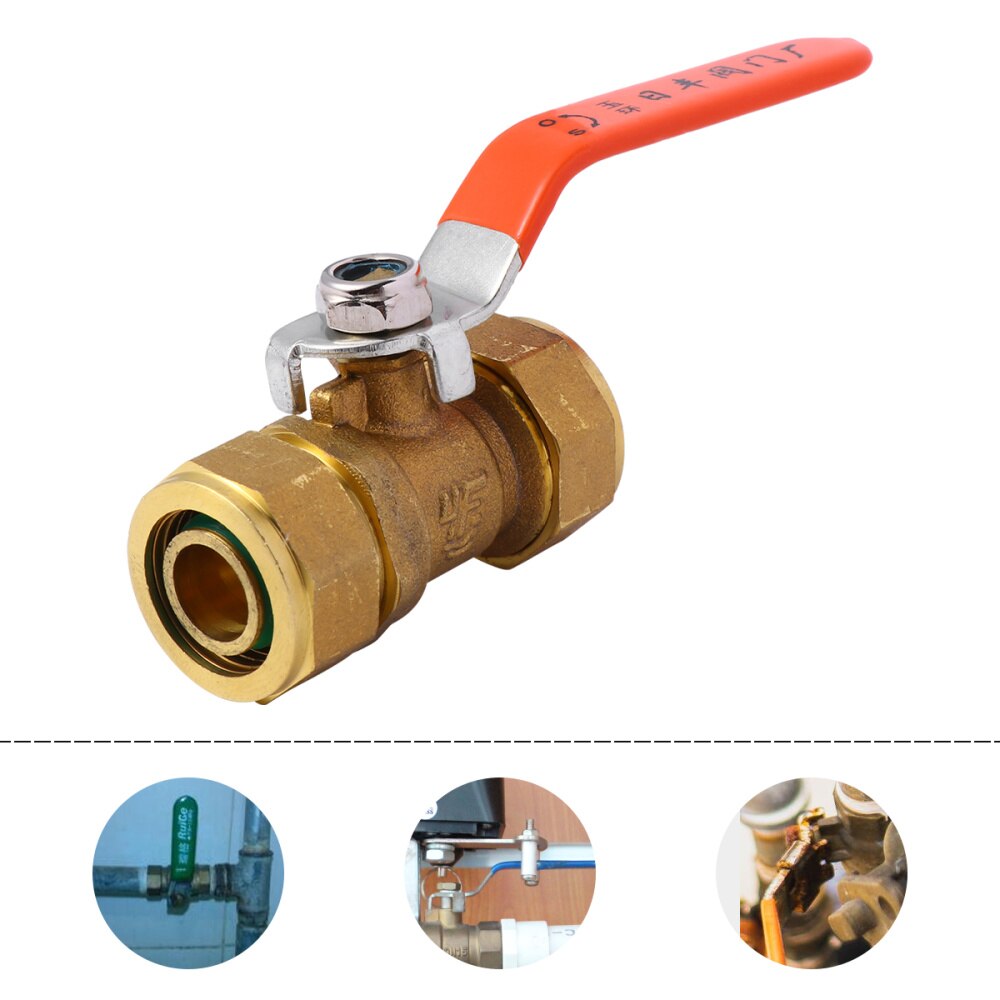 1 Pc Kogelkraan Duurzaam Draagbare Messing Vervanging Slang Barb Kogelkraan Afsluiter Voor Olie Water