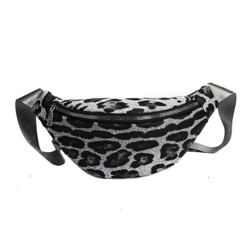 Luipaard Print Vrouwen Heuptas Pu Lederen Riem Tas Vrouwelijke Mode Fanny Pack Schouder Crossbody Borst Tassen Banaan Hip pocket