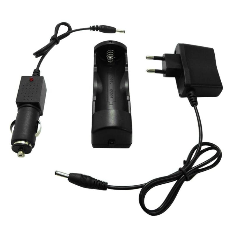 ALLOYSEED AC 100-240V to DC 4.2V 500mA Power Supply Adapter For Flashlight 18650 Lithium Polymer Battery Charger Dock Cradle