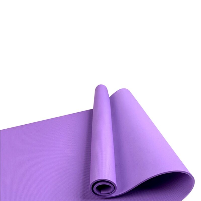 Sports yogamåtte multifunktionel yogamåtte slynge rem elastisk bomuld skridsikker fitness gym bælte til sportsøvelse 4 farver: Lilla