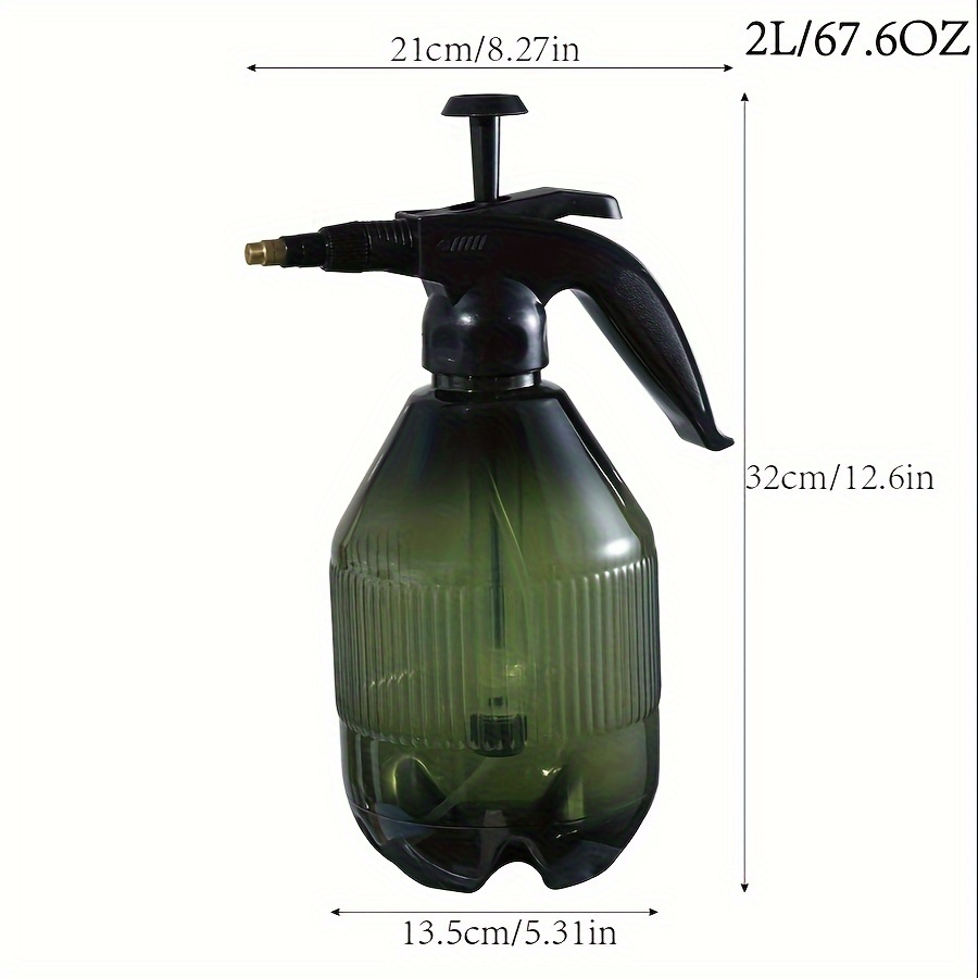 Einstellbare Düse, feiner Nebel, Hand-Sprühflasche, 1 Stück – Oberpumpen-Druckpflanzen-Gießkanne für Gartenarbeit Ich bin Innen- und Außenbereich, ho: Grün