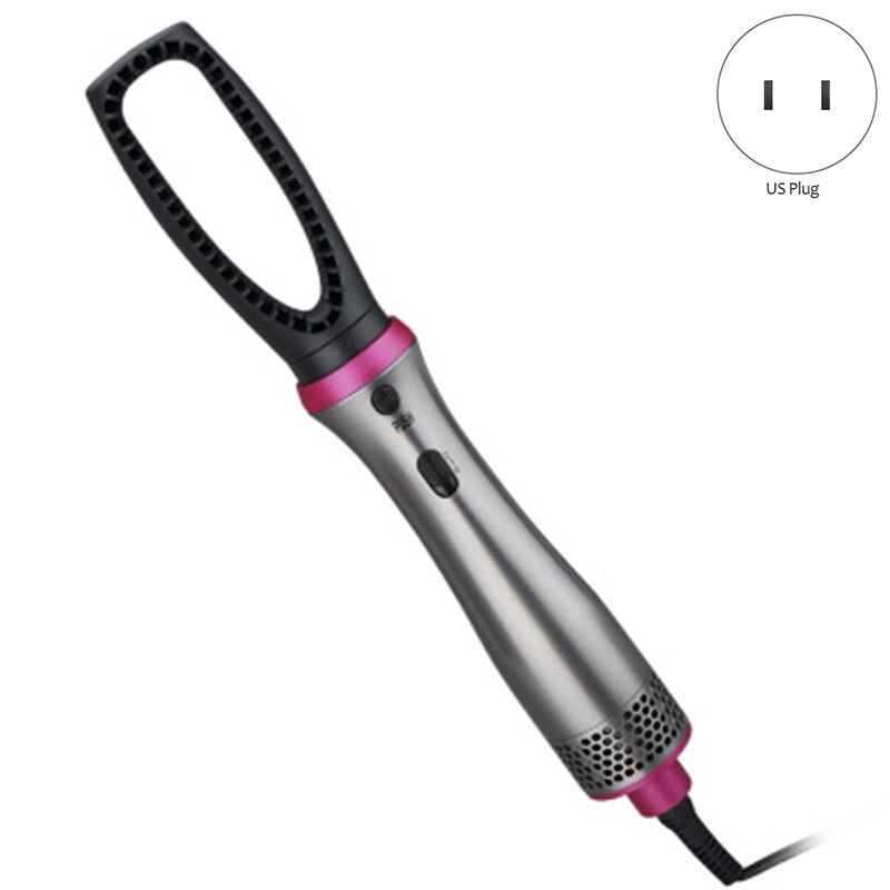 Multifuncional secador de cabelo 5 em 1 escova redonda rotativa escova de ar quente secador de cabelo com bocal de ar