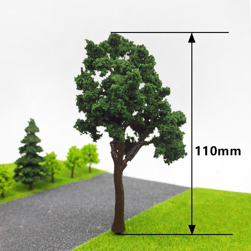 2Pcs 1/87 Ho Scale Model(fruit)trees Tall in 110mm with 18mm Pin Landscape Model Train Railway Layout Scenerydiyminiature Model