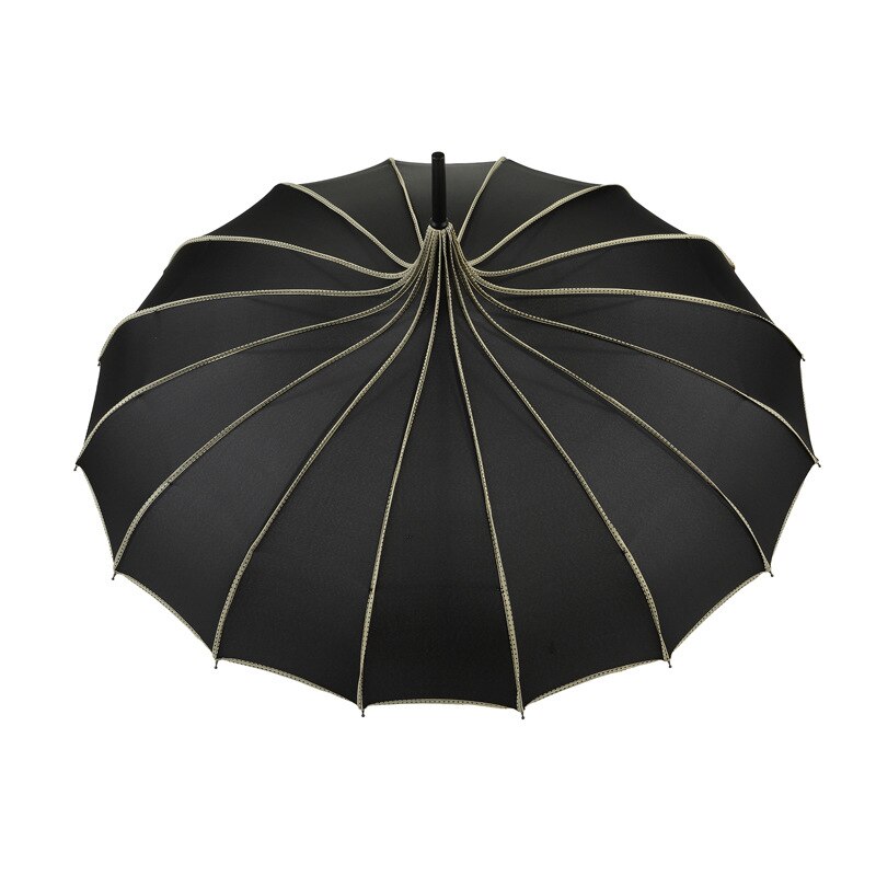 Vintage Pagoda Umbrella Bridal Wedding Party Sun Rain UV Protective Umbrella NW