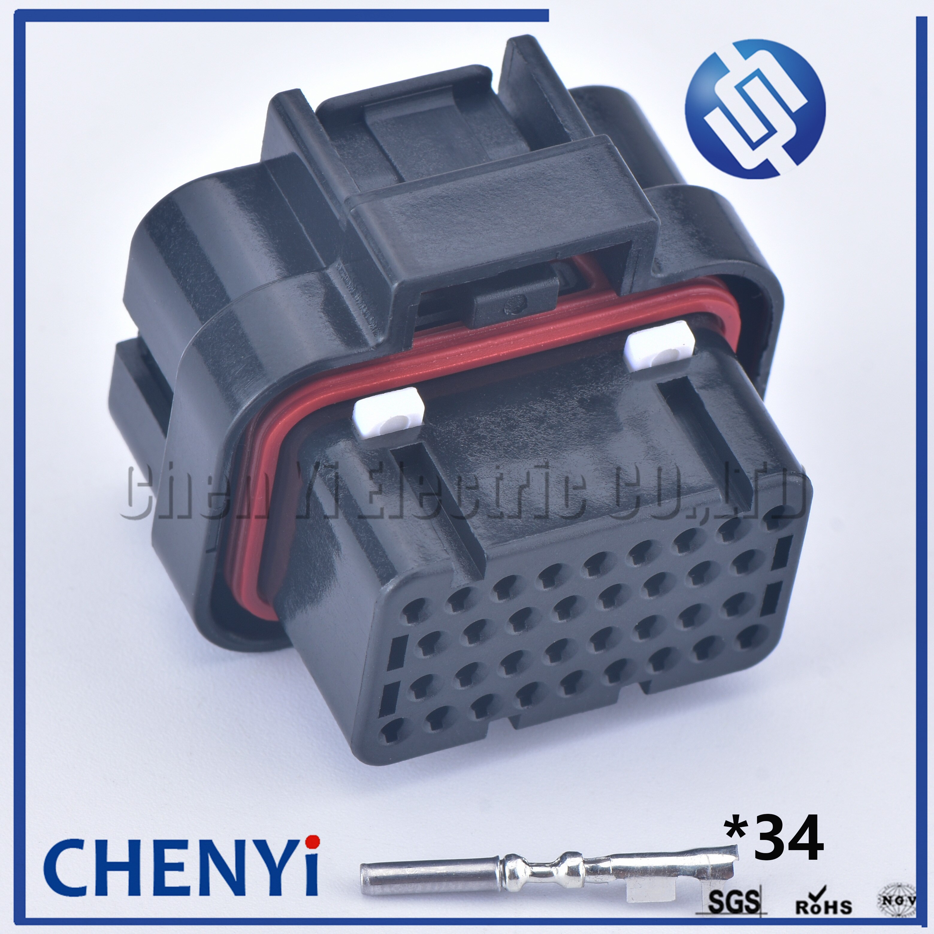 1 set TE AMP SUPERSEAL 34 Pin 3-1437290-9 1.0mm Series ECU Automotive Connector Electrical PCB Computer ECU Connector