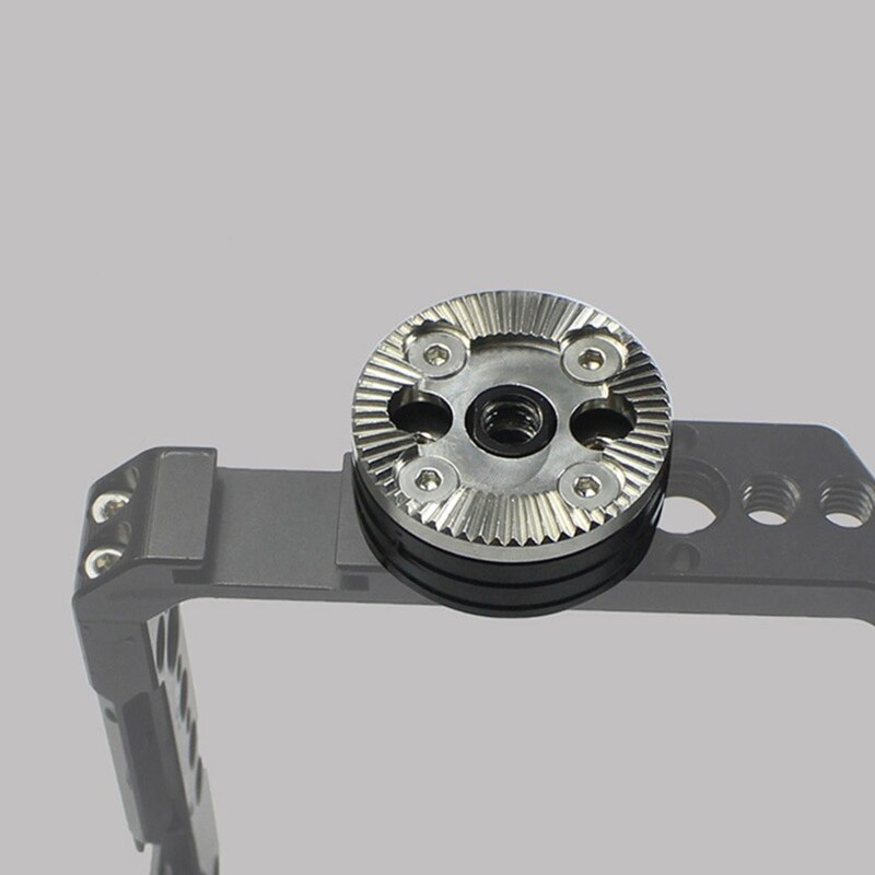 Adaptador de roseta Arri estándar, hilo de M6 para cámara DSLR, Armor Cage Rig, mango lateral, soporte de Monitor, accesorios de placa QR