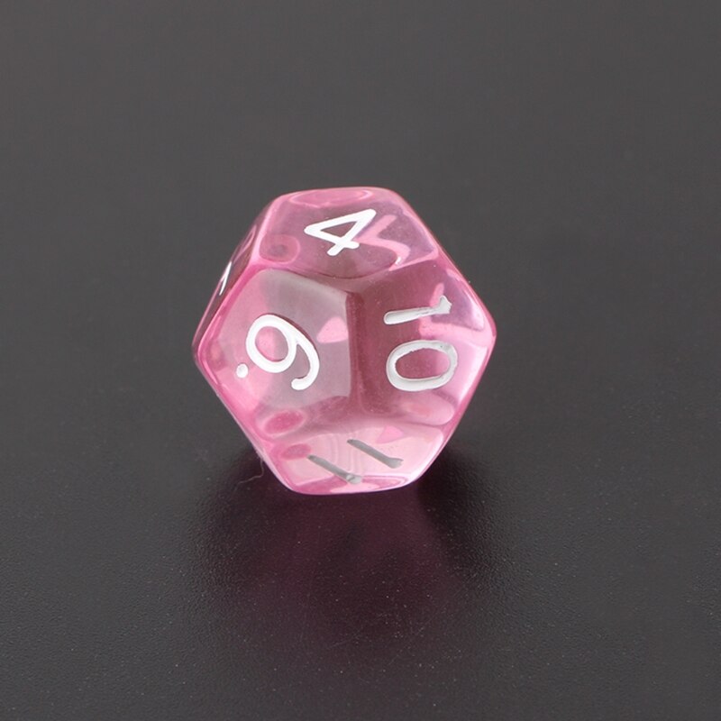 7 st / stycke klar polyhedral tärning för dragon pathfinder  d20 d12 2 xd 10 d8 d6 d4