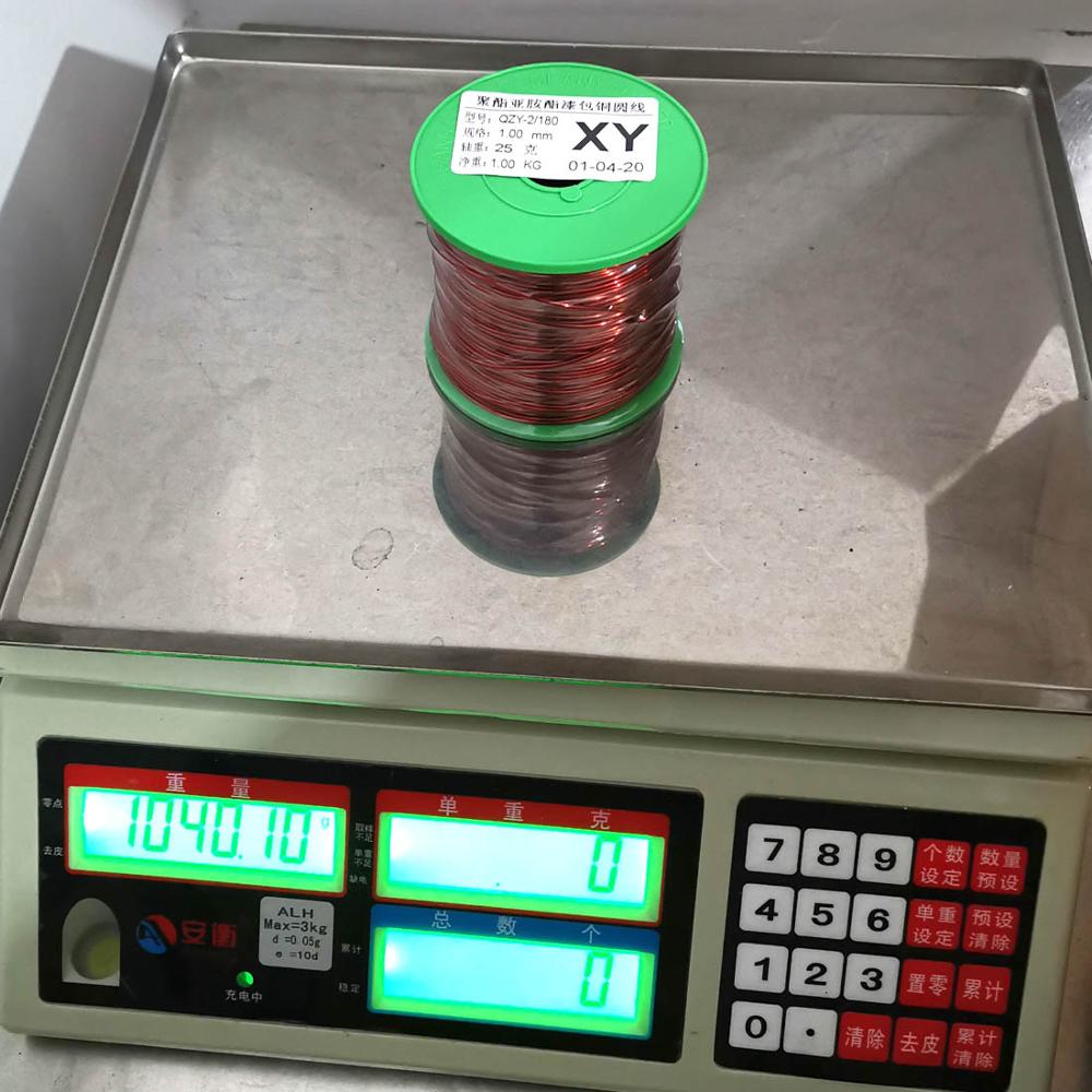 enameled wire QZ-2/180°C Coil Copper Wire 0.1mm 0.17mm 0.19mm 1.0mm Cable Copper Wire Magnet Wire Enameled Copper Winding Wire
