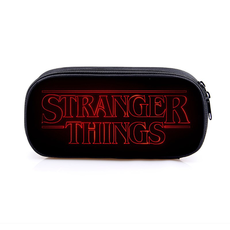 Stranger Things Cosmetic Case Pencil Bags Boys Girls School Case Children Stationary Bag Women Makeup Bag Kids Pencil Box: dqbbstrangerthis04