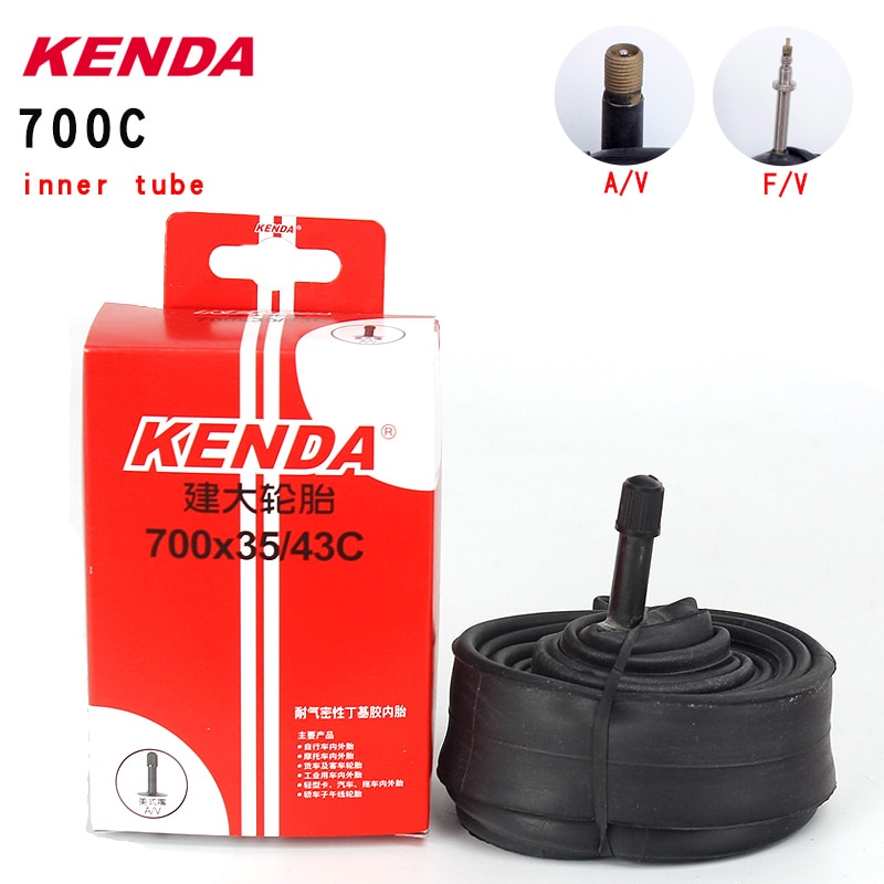Kenda Band Road Fiets Binnenband 700C 700 * 35C 43Cdead Auto Binnenband Amerikaanse Ventiel Franse Valve