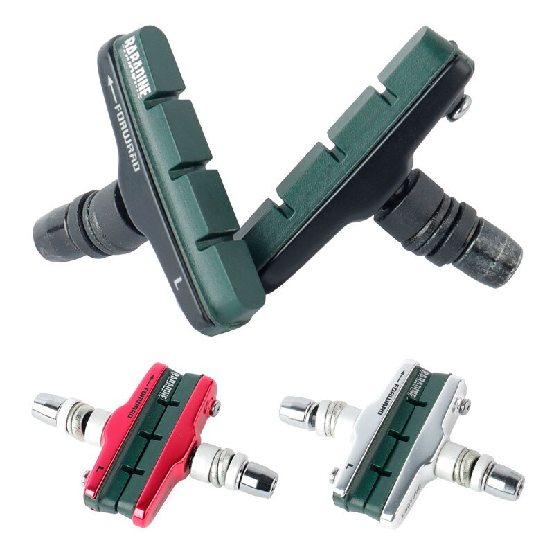 Baradine Ceramics Rims V-Brake Blocks BMX Folding Bicycle Brak Pad Linear Pull Friction Wheel Brake Replaceable Compound Inserts
