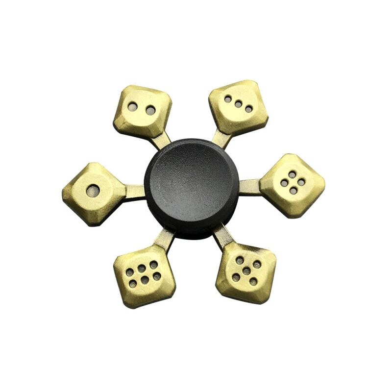 Bronze Gear Hand Spinner Finger Fidget Spinner Thor Hammer Eiffel Tower Alloy Metal Hand Tri Spiner Ring Hobbies for Adults