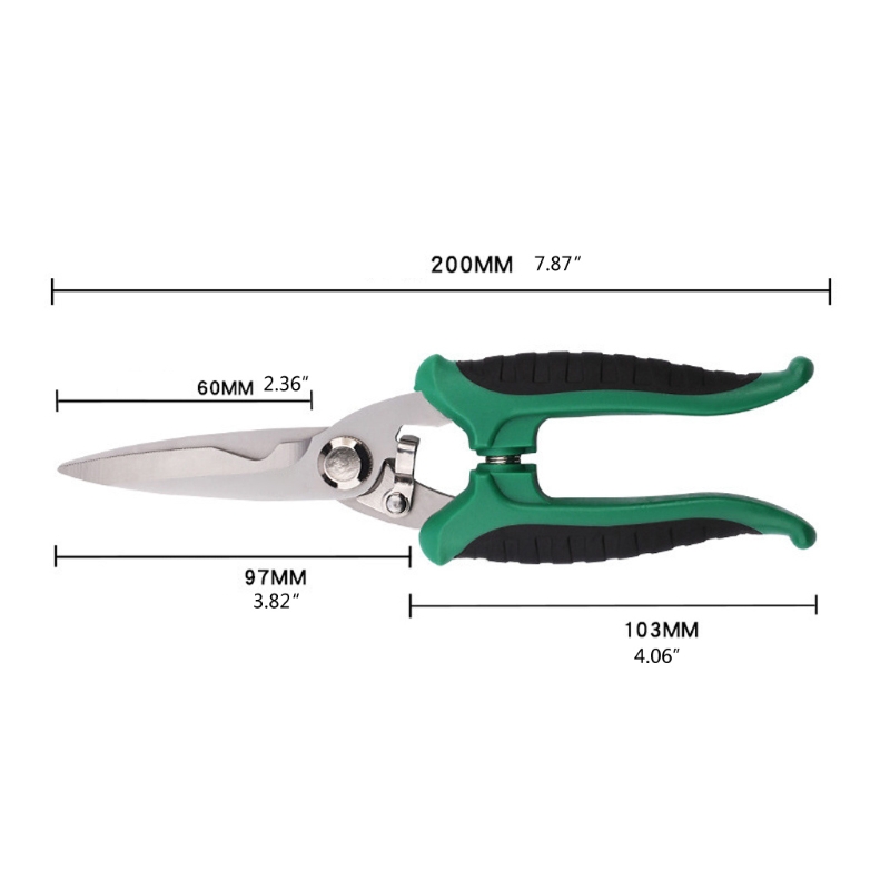 Multi-Purpose Electrician Scissors Stripping Wire Cut Tools Electrical Wire Cut