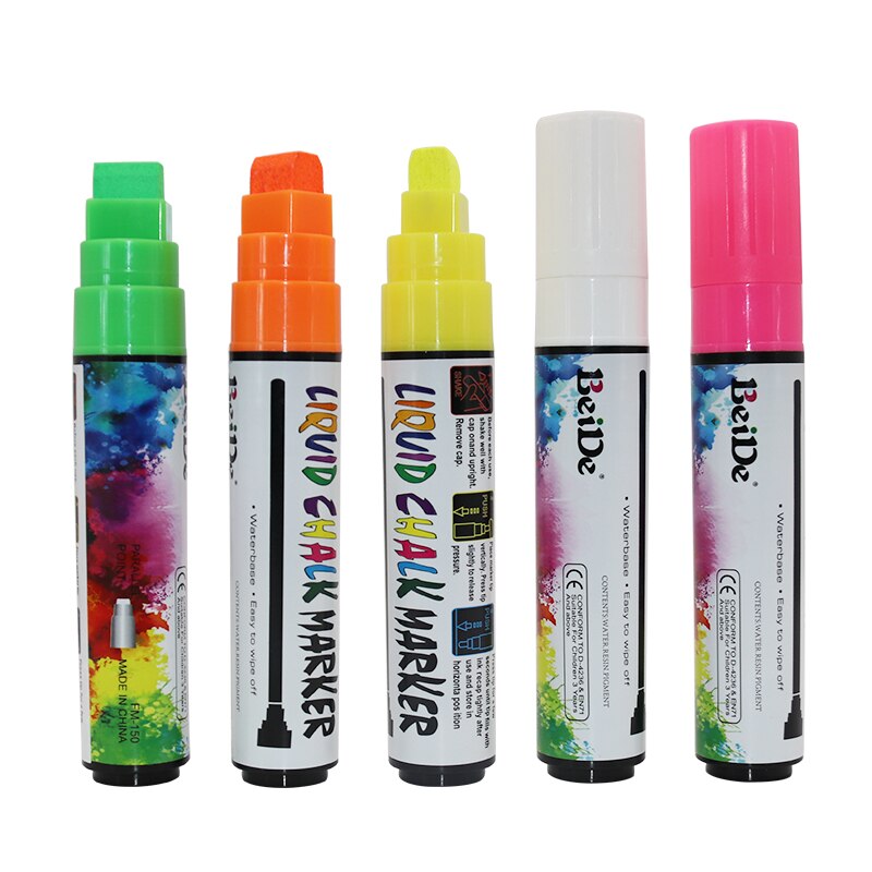 15mm Liquid Chalk Marker Jumbo Wet Erase Neon chalk marker Non-Toxic