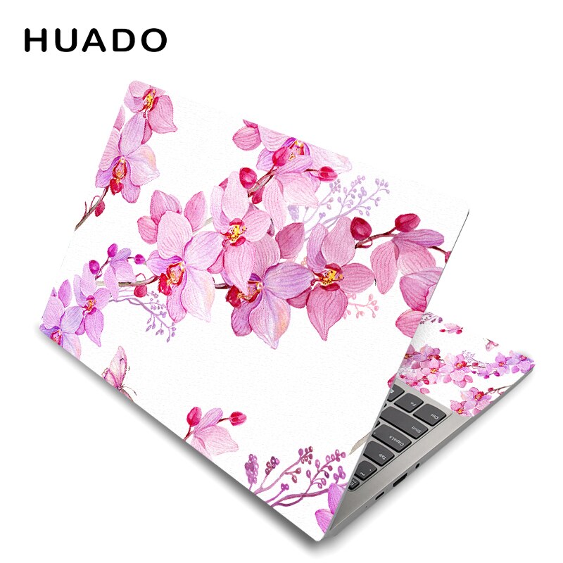 Beautiful Flower Laptop Skin Sticker 13.3" 14" 15.6" 17" Notebook Surface Cover Decal for Lenovo/HP/Macbook/Acer