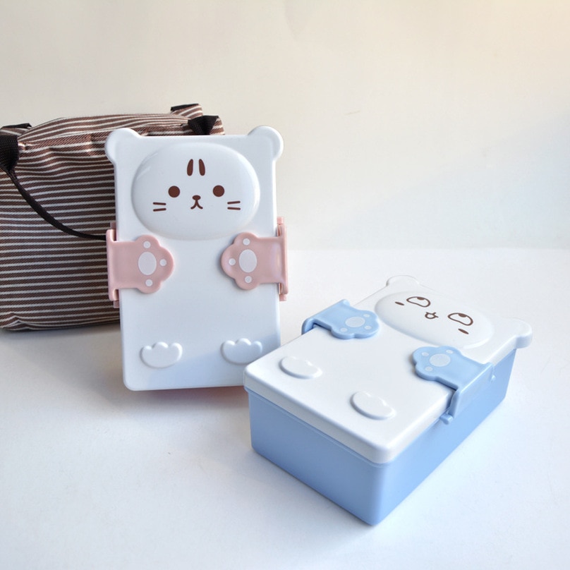 Hug Me Kids Lunch Box Container Microwave School kids Lunch Boxes kids Bento lunch Box Leak-Proof Kid Fruit Snack Container