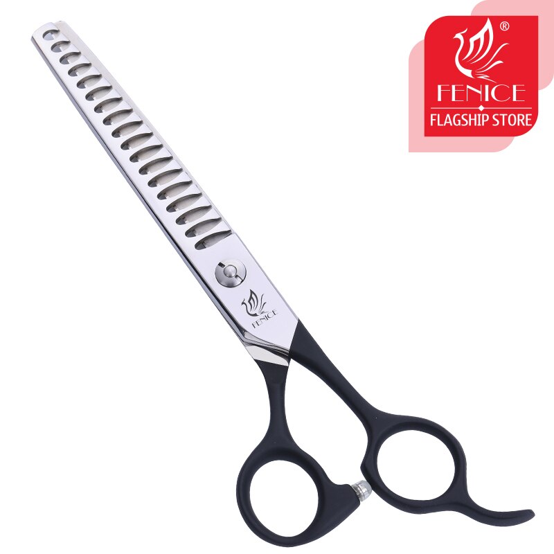 Fenice 6.75 inch Dog Thinning Scissors Pets Haircut Shears Thinning Rate 75% Japan 440C Stainless Steel